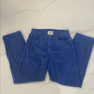 BDG Royal Blue Corduroy Trousers